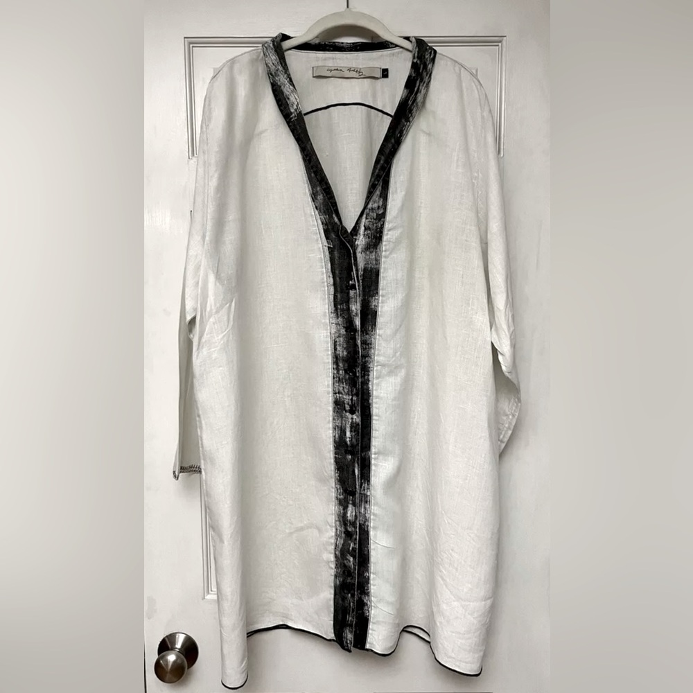 SOLD Cynthia Ashby Linen Jacket